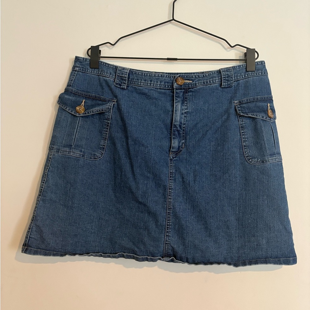 Vintage Denim Skort